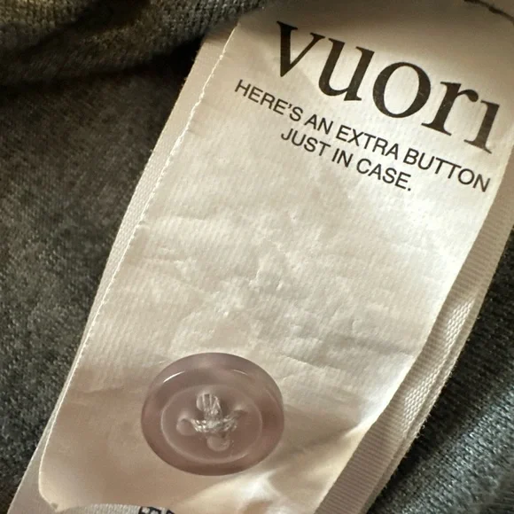 Vuori gray blue  Polo Shirt mens XXL strato tech - Picture 10 of 15